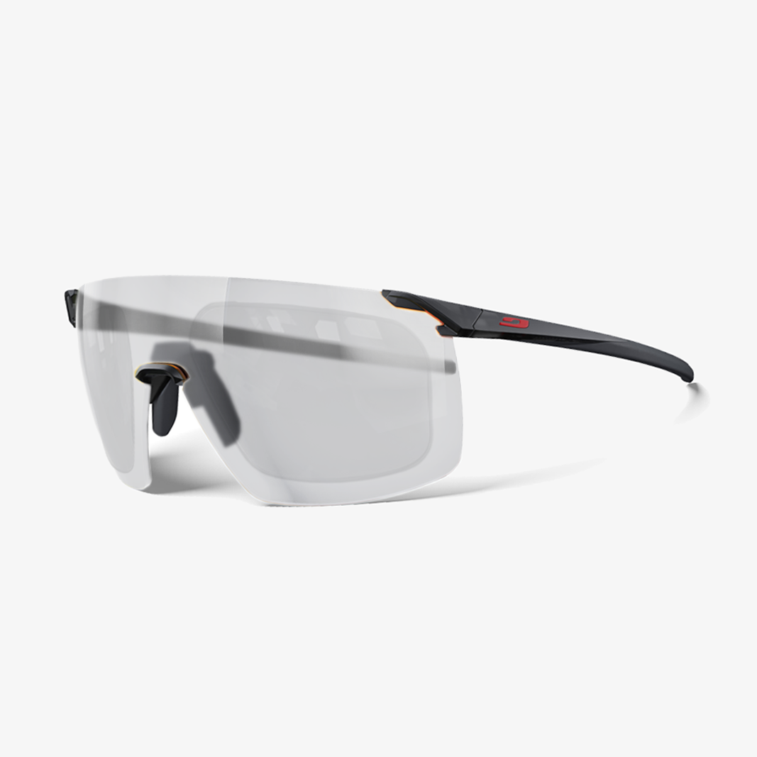 Julbo Faster L mit Sehstärke / Schwarz / Rot reactic 0-3
