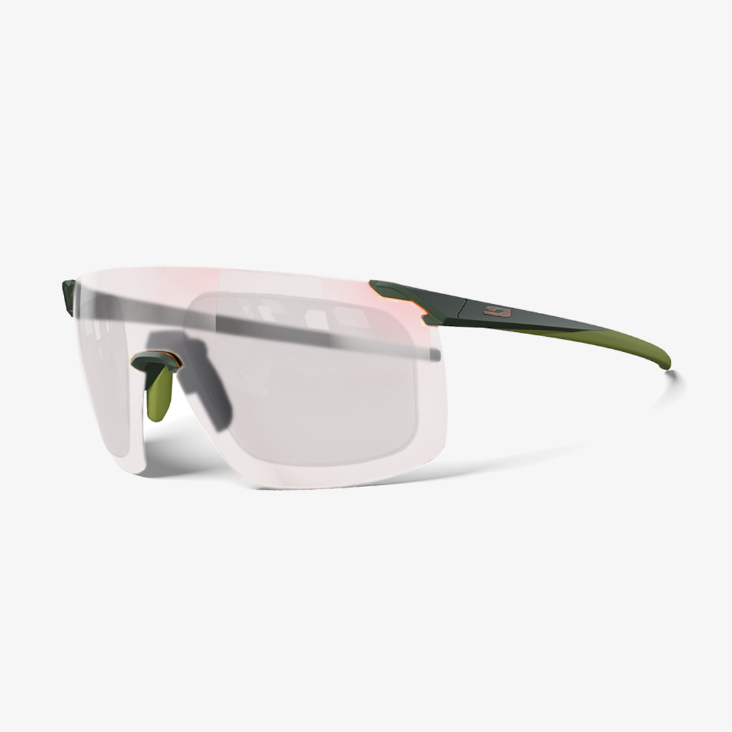 Julbo Faster L mit Sehstärke / Grün Army reactiv 0-3 HC