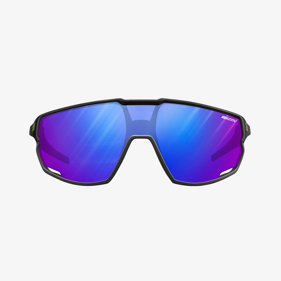 Julbo Rush Schwarz / Reactiv 1-3 High Contrast Frontansicht