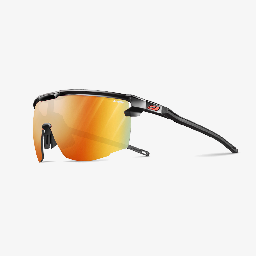 Julbo Ultimate Schwarz - Rot / Reactiv 1-3 Light Amplifier