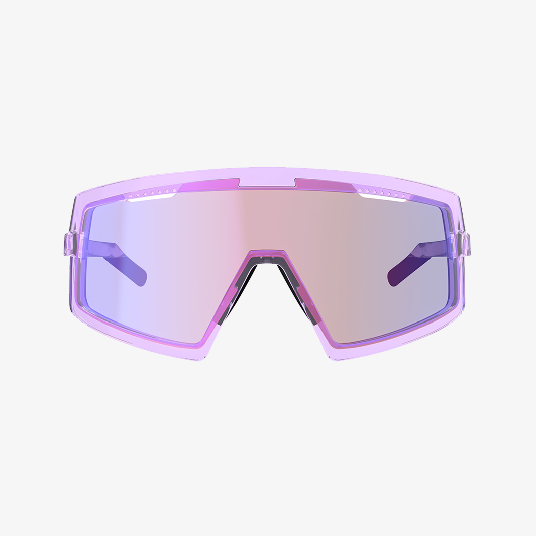 LEATT MadViz One - Clear / Iriz Fuchsia face