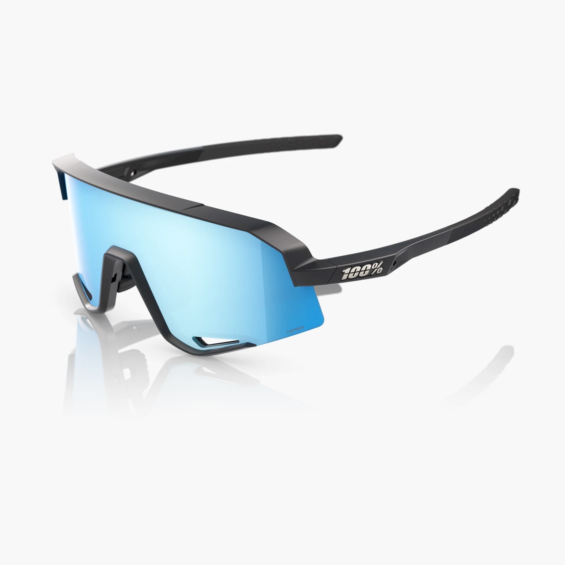 100% Slendale / Black Matte HiPER Blue Multilayer Mirror