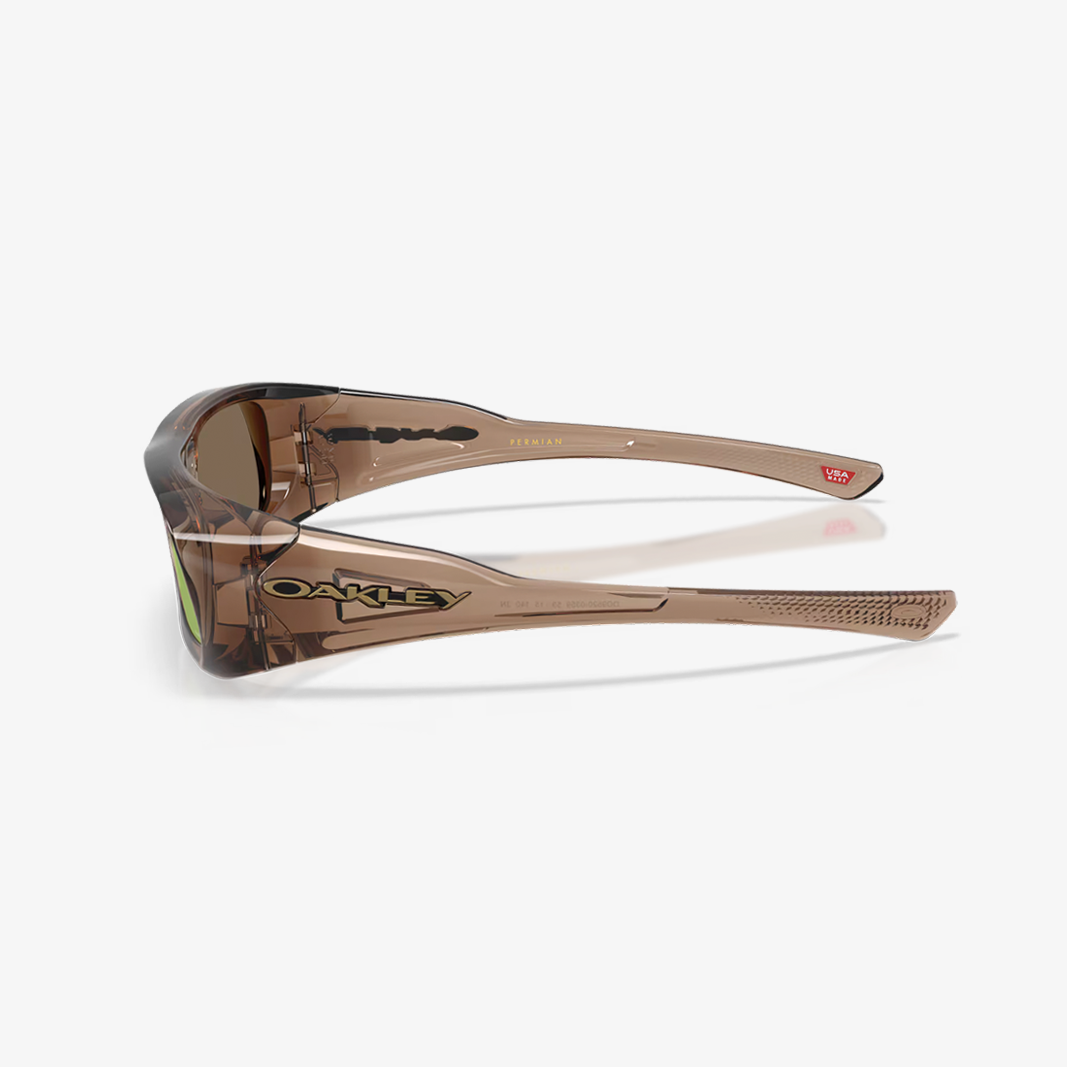 Oakley Permian / Brown Smoke - Prizm Rosé Gold side