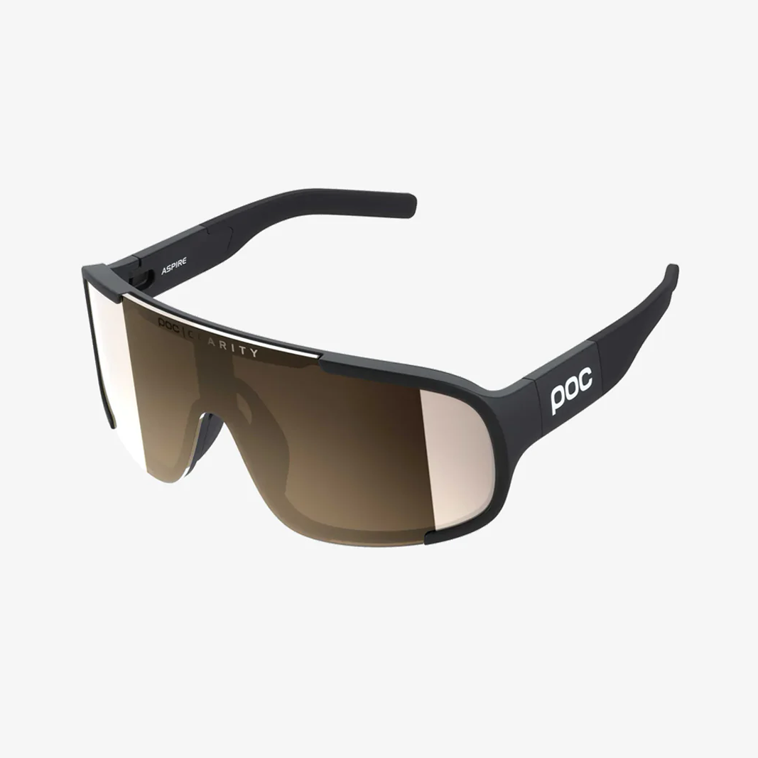 POC Aspire Uranium Black / Clarity MTB Silver Mirror / Cat.2