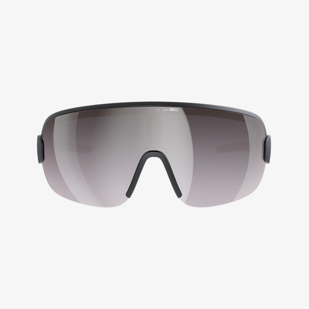 POC Aim Uranium Black / Clarity Road Sunny Silver Mirror face