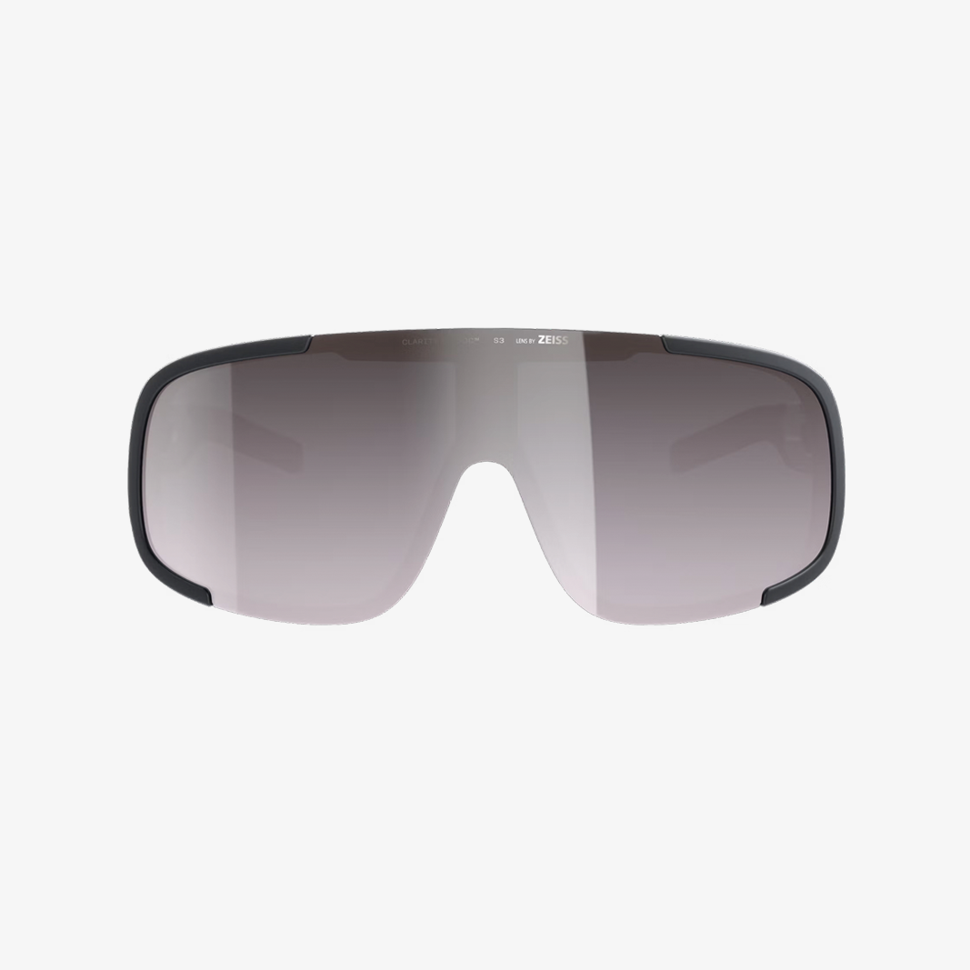POC Aspire Uranium Black / Clarity Road Sunny Silver Mirror face