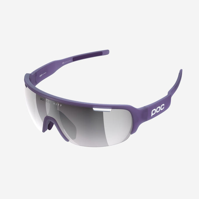 POC DO Half Blade Sapphire Purple Translucent / Clarity Road Silver Mirror Lens