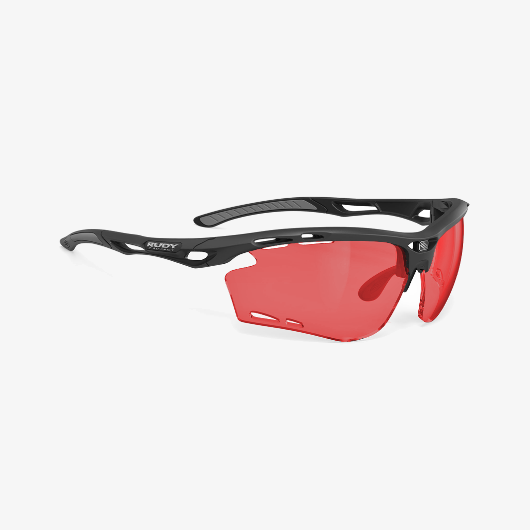 Rudy Project Propulse mit Sehstaerke / Black Matte - Racing Red