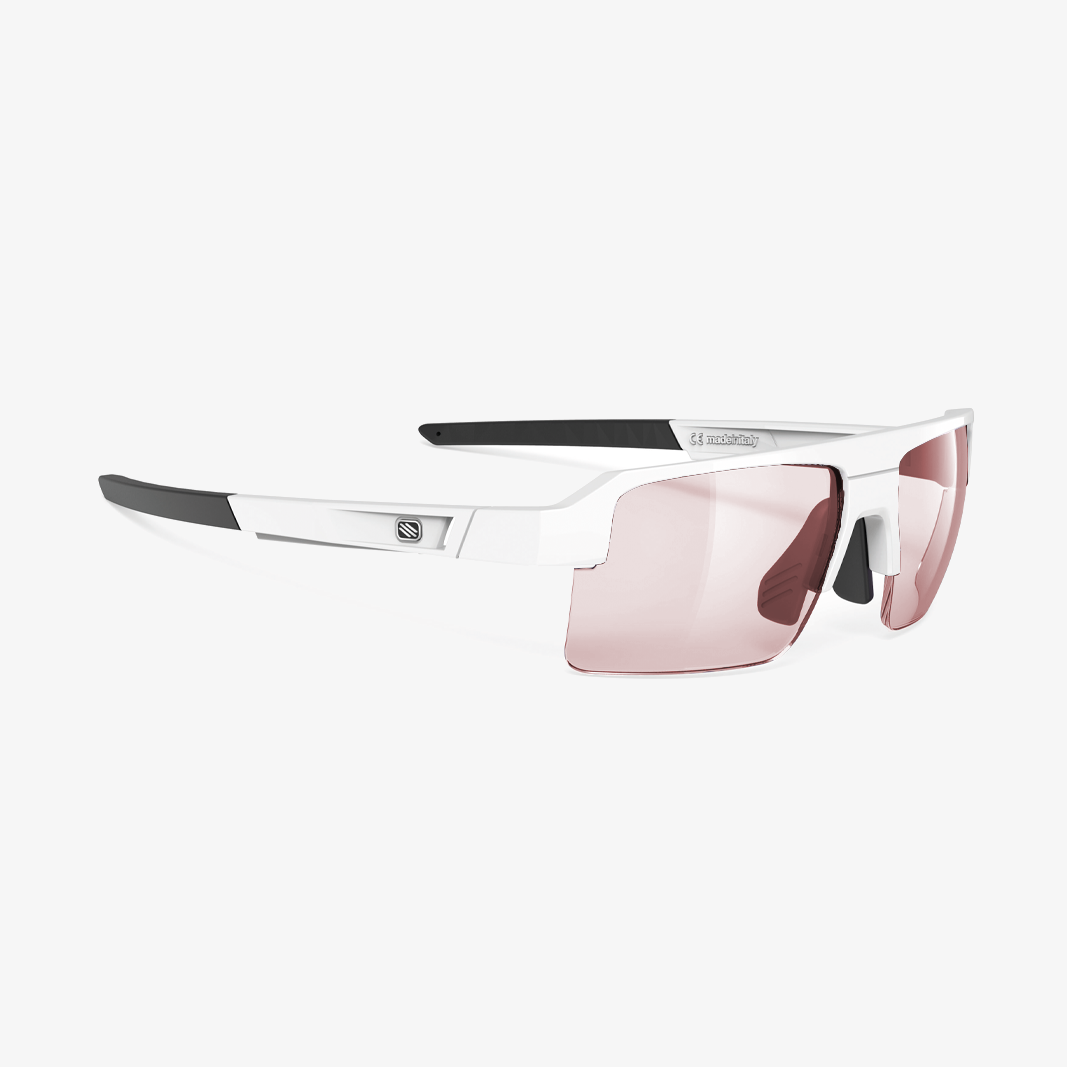 Rudy Project Sirius mit Sehstärke / White Gloss - ImpactX Photochromic 2 Red