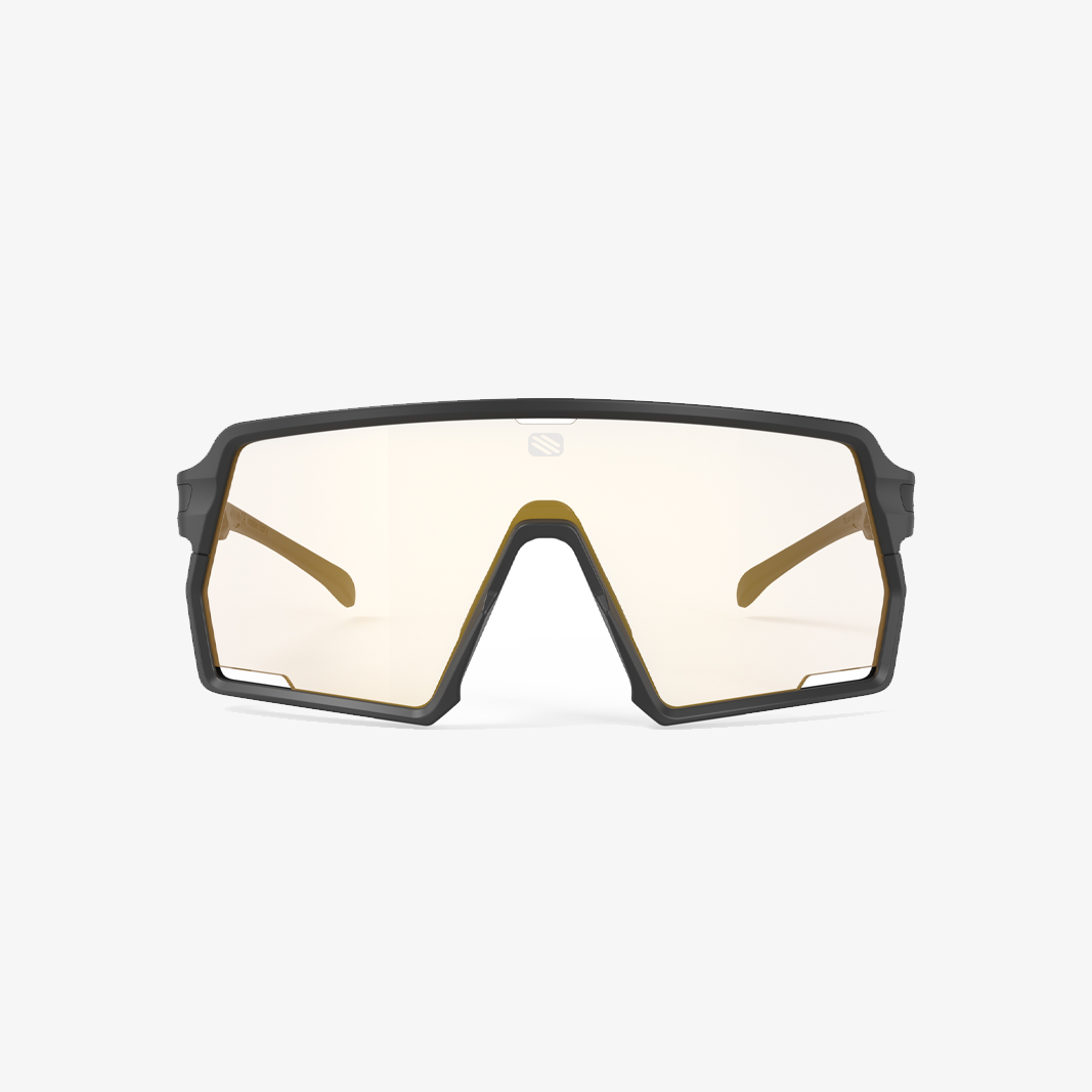 Rudy Project Kelion / Black Matte ImpactX Photochromic Laser Amber face