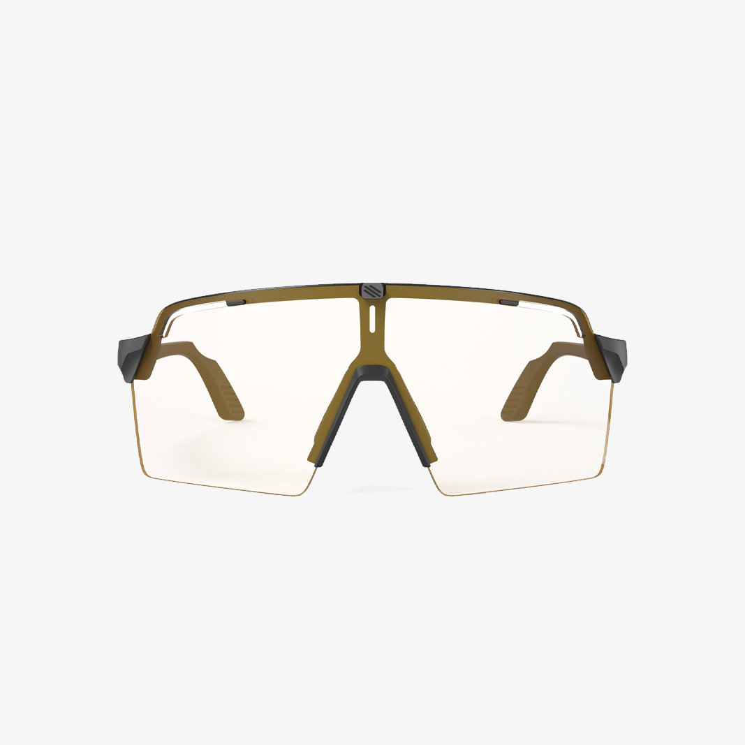 Rudy Project Spinshield Pro / Black Matt - ImpactX Photochromic Laser Amber face
