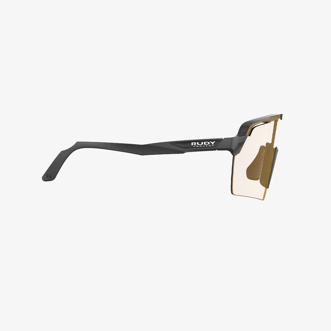 Rudy Project Spinshield Pro / Black Matt - ImpactX Photochromic Laser Amber side
