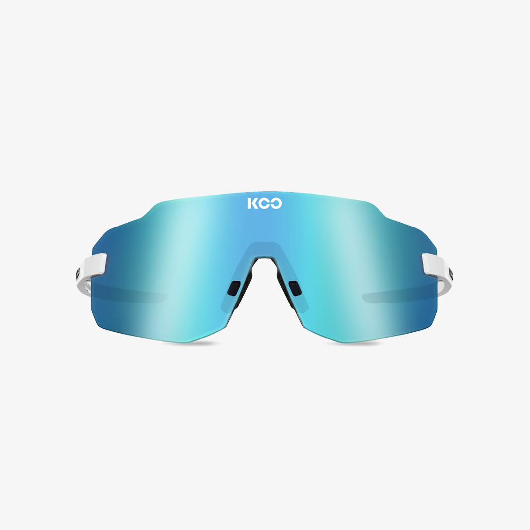KOO Supernova White Matt / Turquoise Mirror - Frontansicht