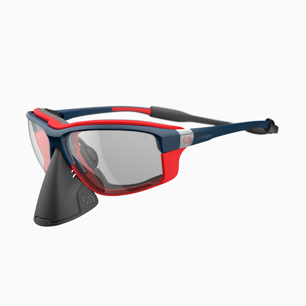 evil eye Elate O Pro mit Sehstaerke / Dark Blue Matt - Vario Clear Grey