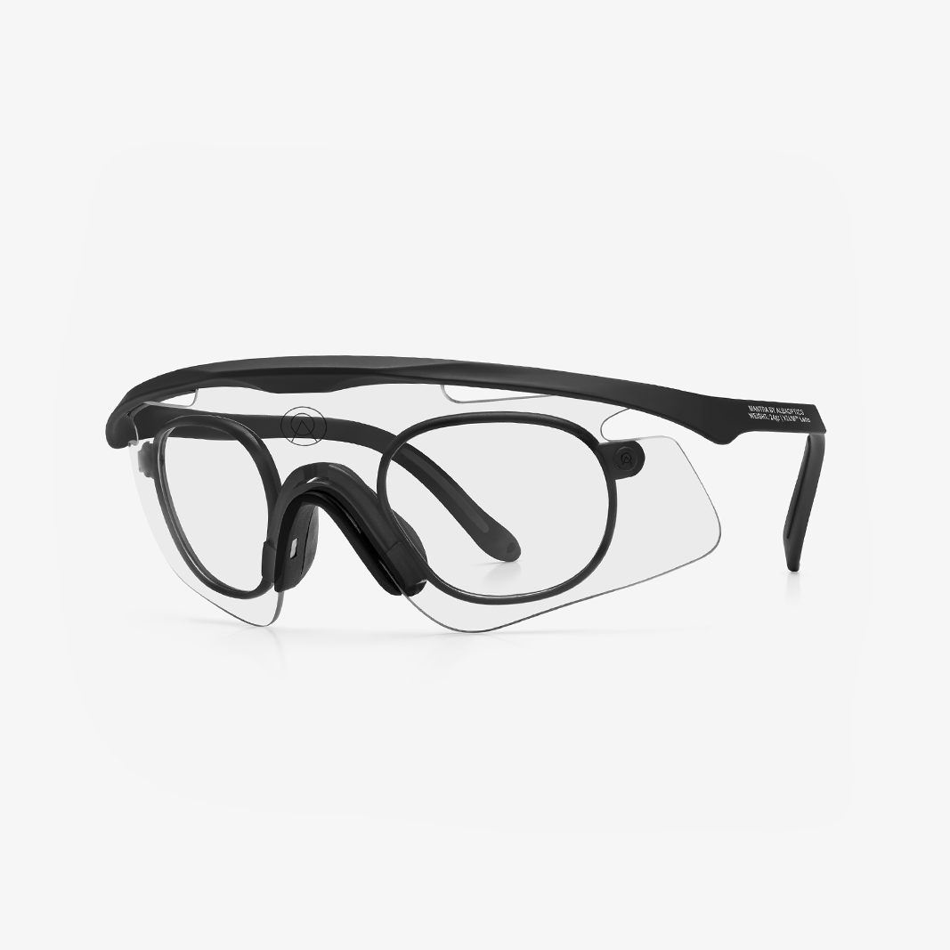 Korrekturclip mit Sehstärke für Alba Optics Mantra / Schwarz Matt