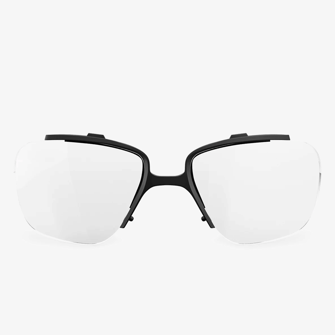 Siols Pro optischer Korrekturcliprahmen Matt Schwarz Frontansicht