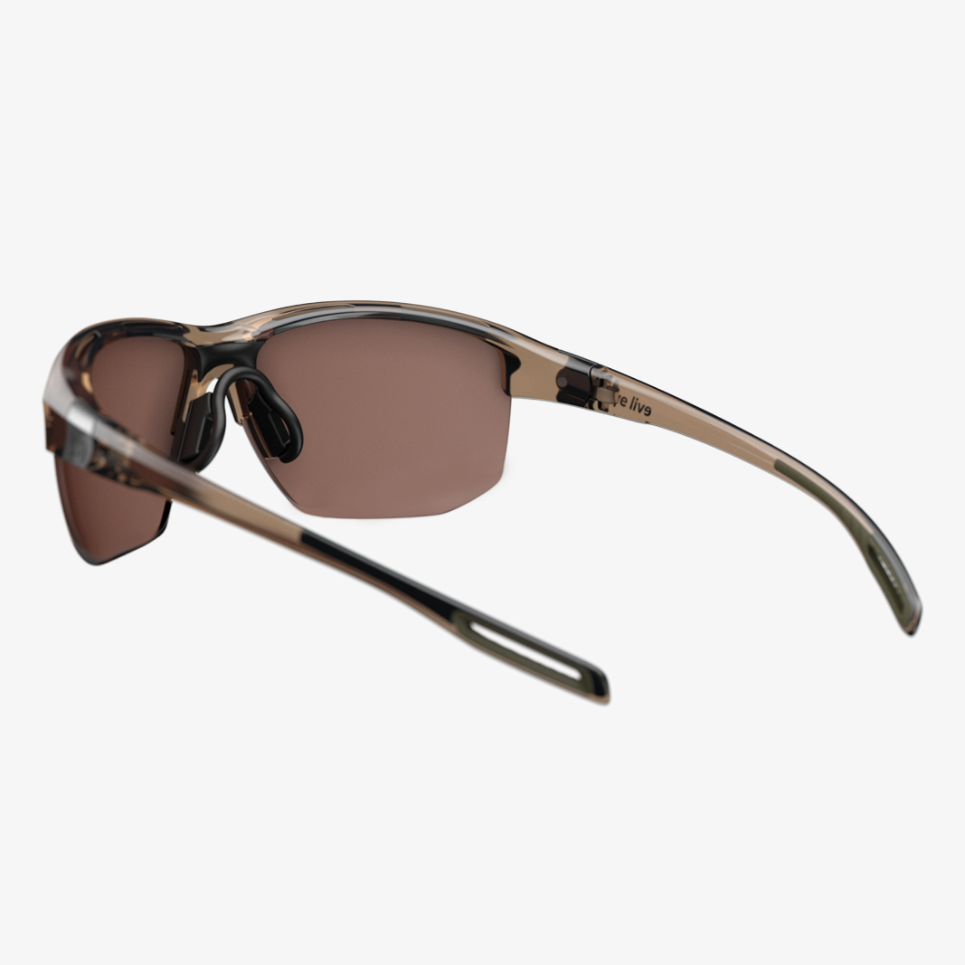 evil eye Elate.T / Brown Transparent LST Contrast Silver Mirror back