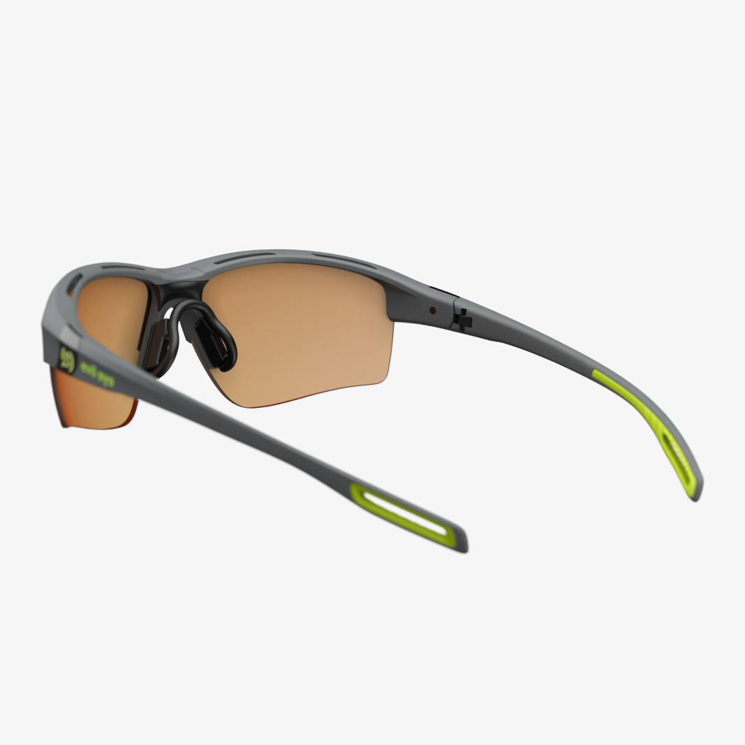 evil eye Elate.P / Dark Grey Matt LST Bright Vario Blue Mirror Rückansicht