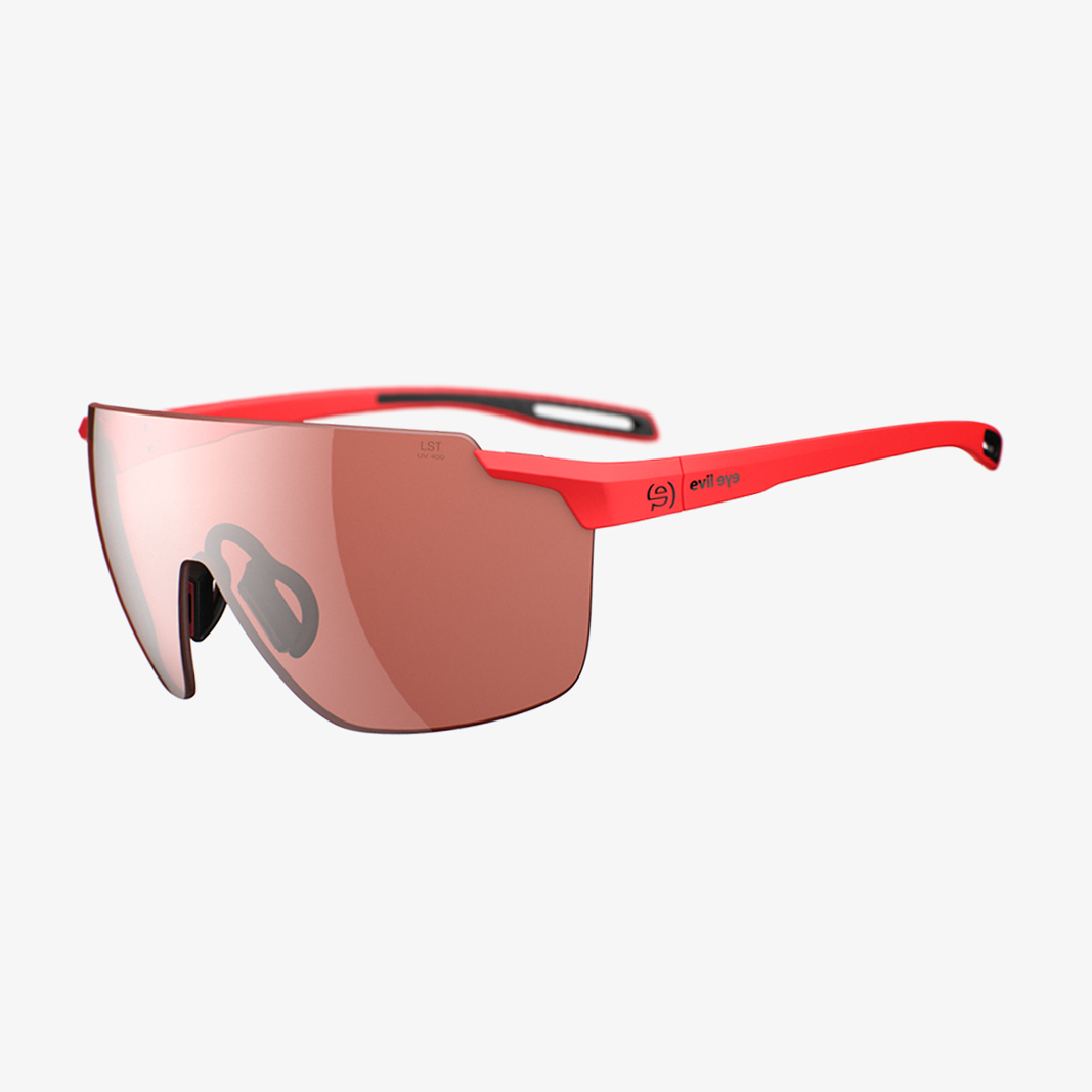 evil eye Vistair-X Red Matt / LST Active Silver Mirror