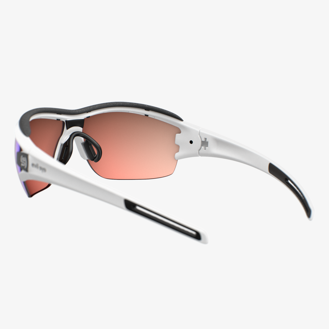 evil eye Trace NG Pro / White Matt LST Active Blue Mirror Rückansicht