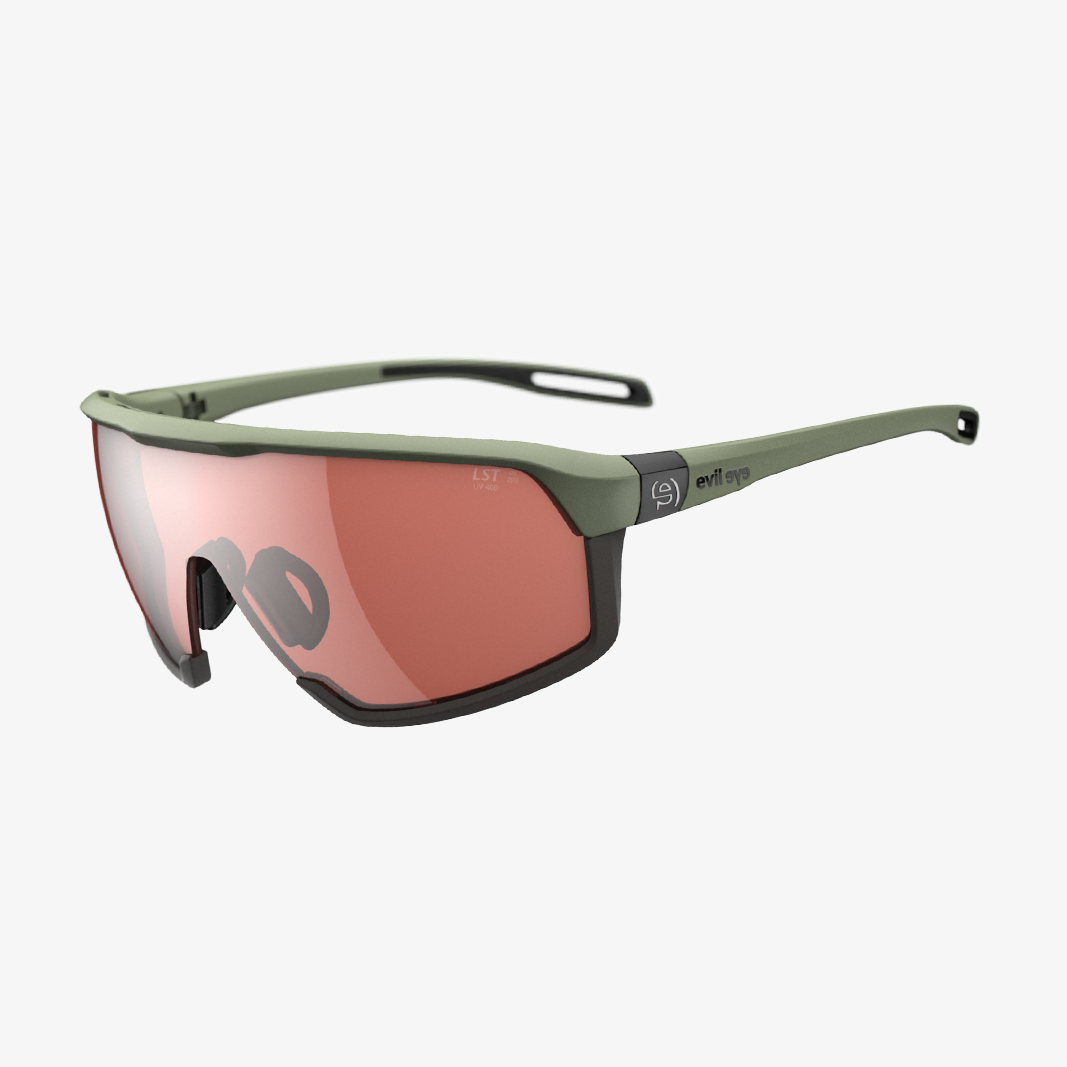 evil eye Traileye NG Forest Green Matt / Größe L / LST Active Silver Mirror