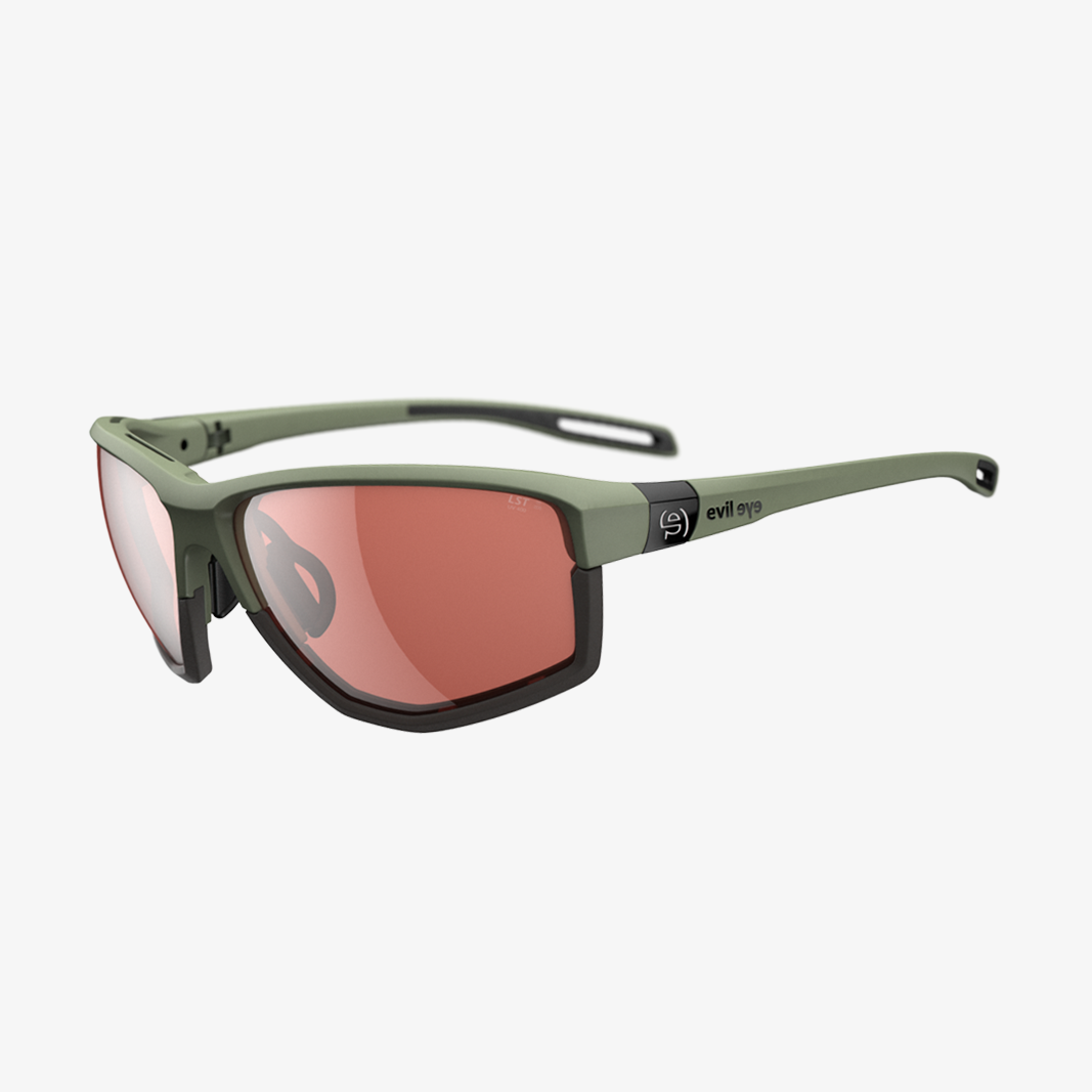 evil eye Elate. NG / Forest Green Matt LST Active Silver Mirror