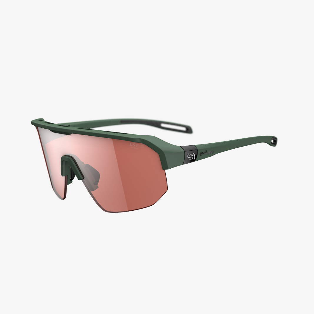 evil eye Trailsense 2 / Dark Green Matt LST Active Silver Mirror