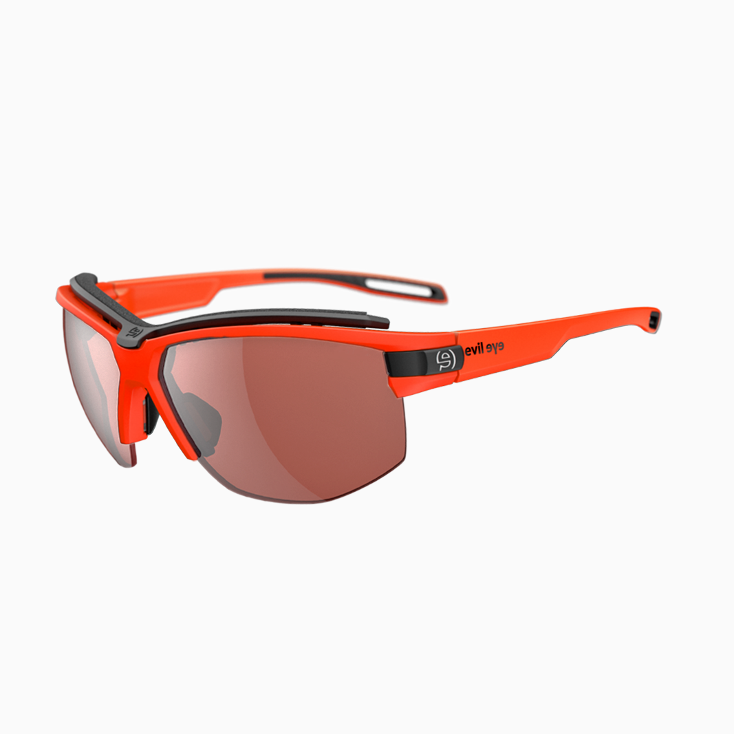 evil eye Pathline Pro mit Sehstärke / Neon Orange Matt - LST Polarized Slver