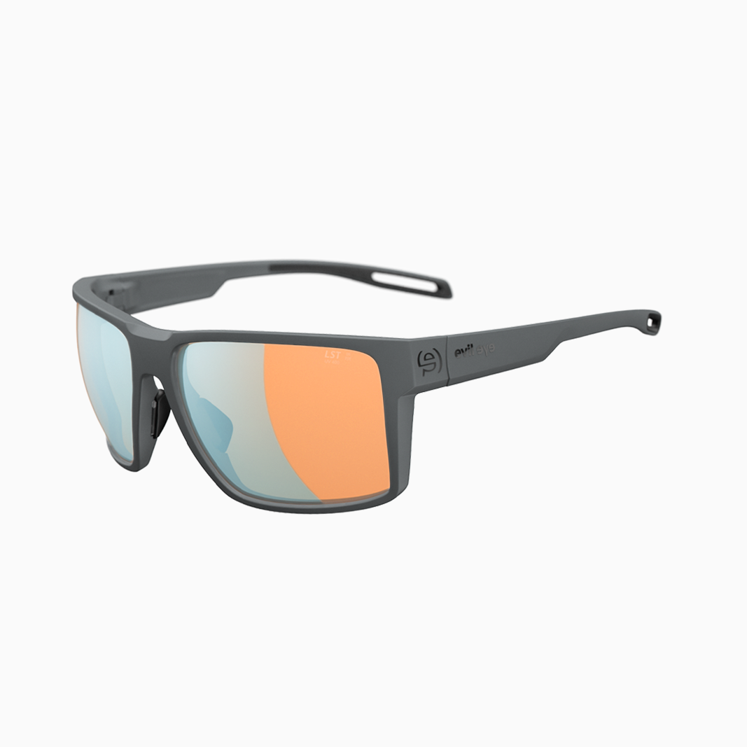 evil eye Seaside mit Sehstärke / Dark Grey Matt - LST Vario Blue Green M