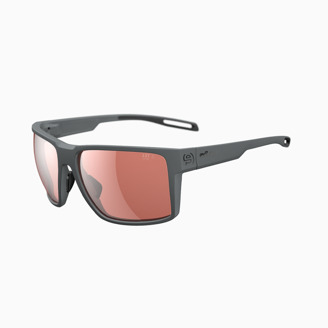 evil eye Seaside mit Sehstärke / Dark Grey Matt - LST Active Silver M