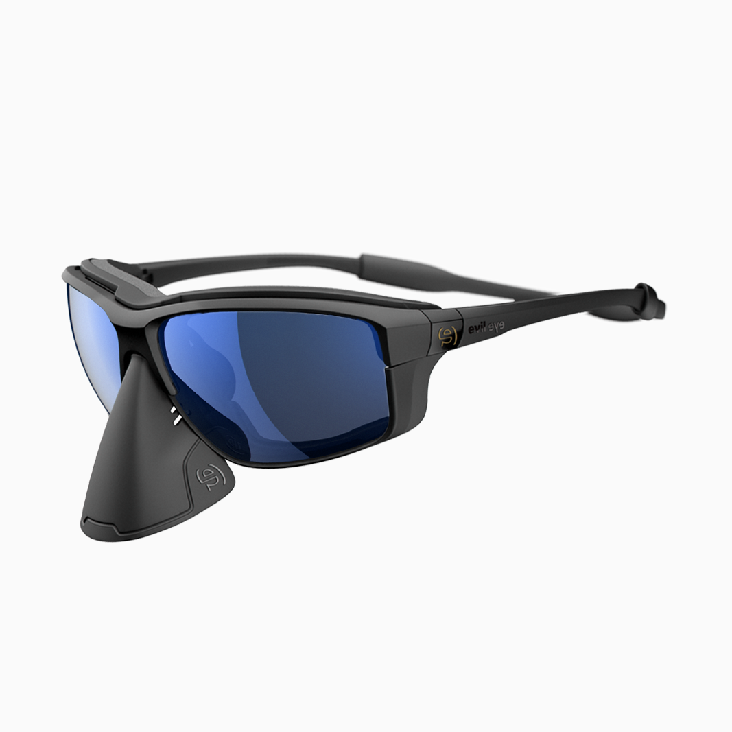 evil eye Elate O Pro mit Sehstärke / Black Matt - LST Active Blue M