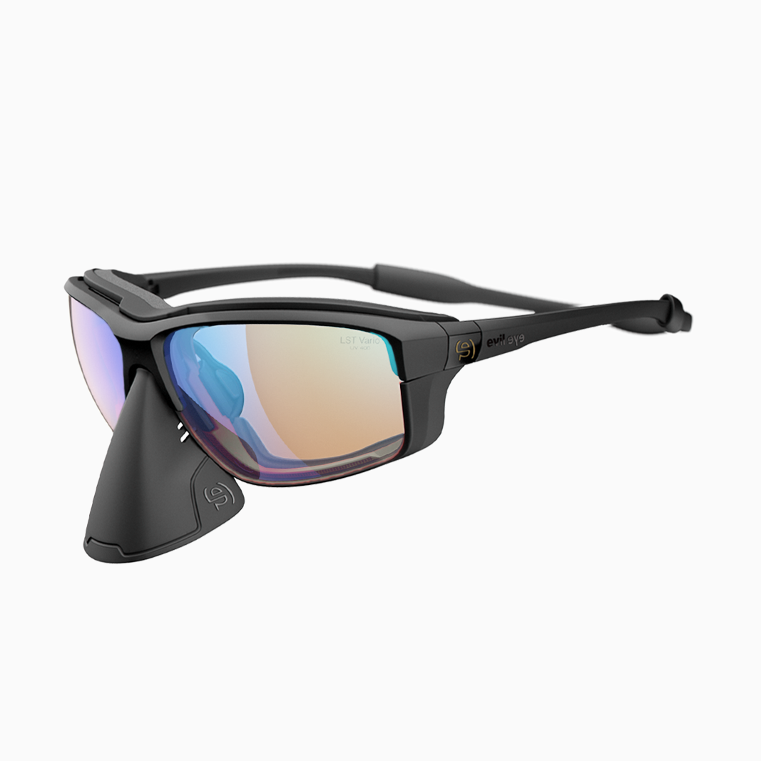 evil eye Elate O Pro mit Sehstärke / Black Matt - LST Vario Blue Green M