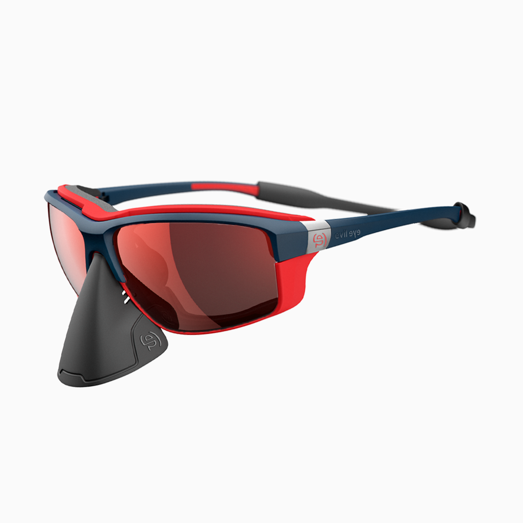 evil eye Elate O Pro mit Sehstaerke / Dark Blue Matt - LST Active Red M