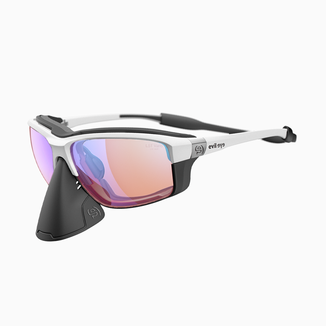 evil eye Elate O Pro mit Sehstärke / White Matt - LST Vario Purple M