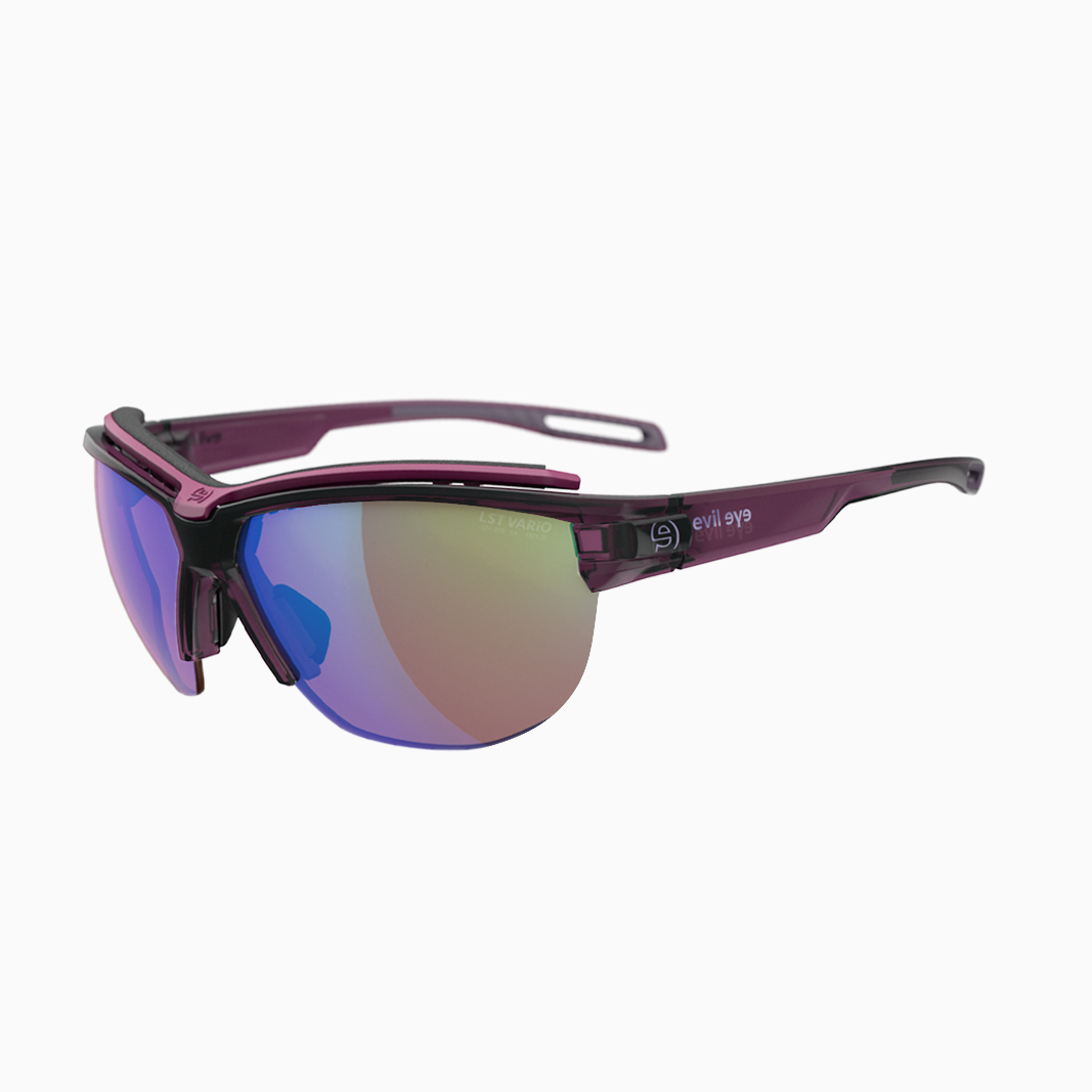 evil eye Pathline f Pro mit Sehstärke / Blackberry Transparent - LST Bluelight Vario