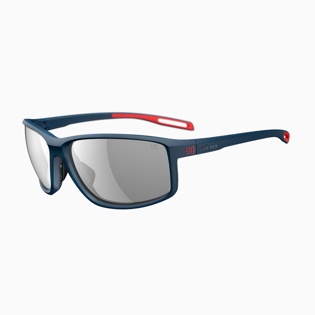 evil eye Stoked mit Sehstärke / Dark Blue Matt - LST Grey Silver