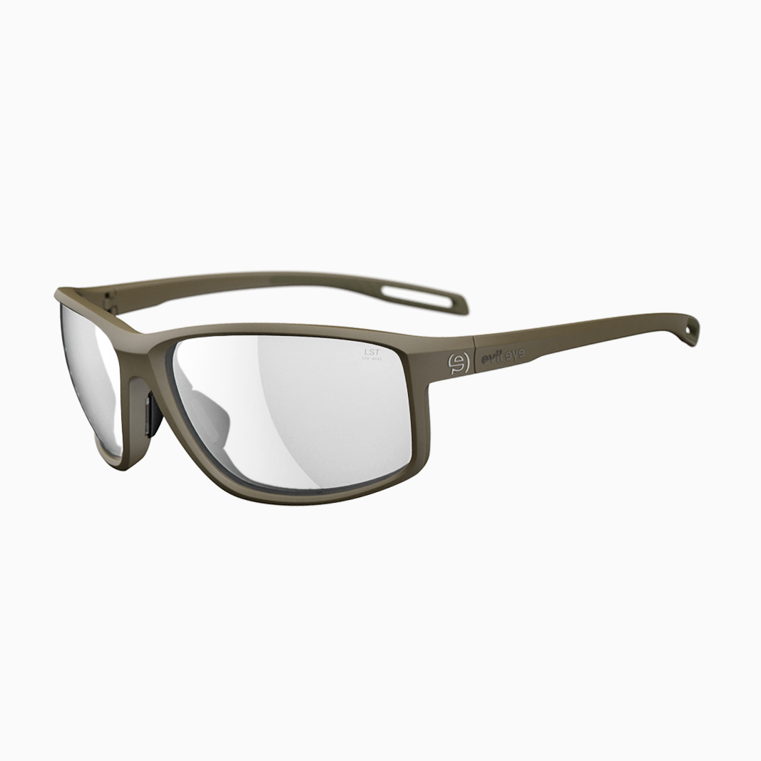 evil eye Stoked mit Sehstärke / Khaki Matt - Clear