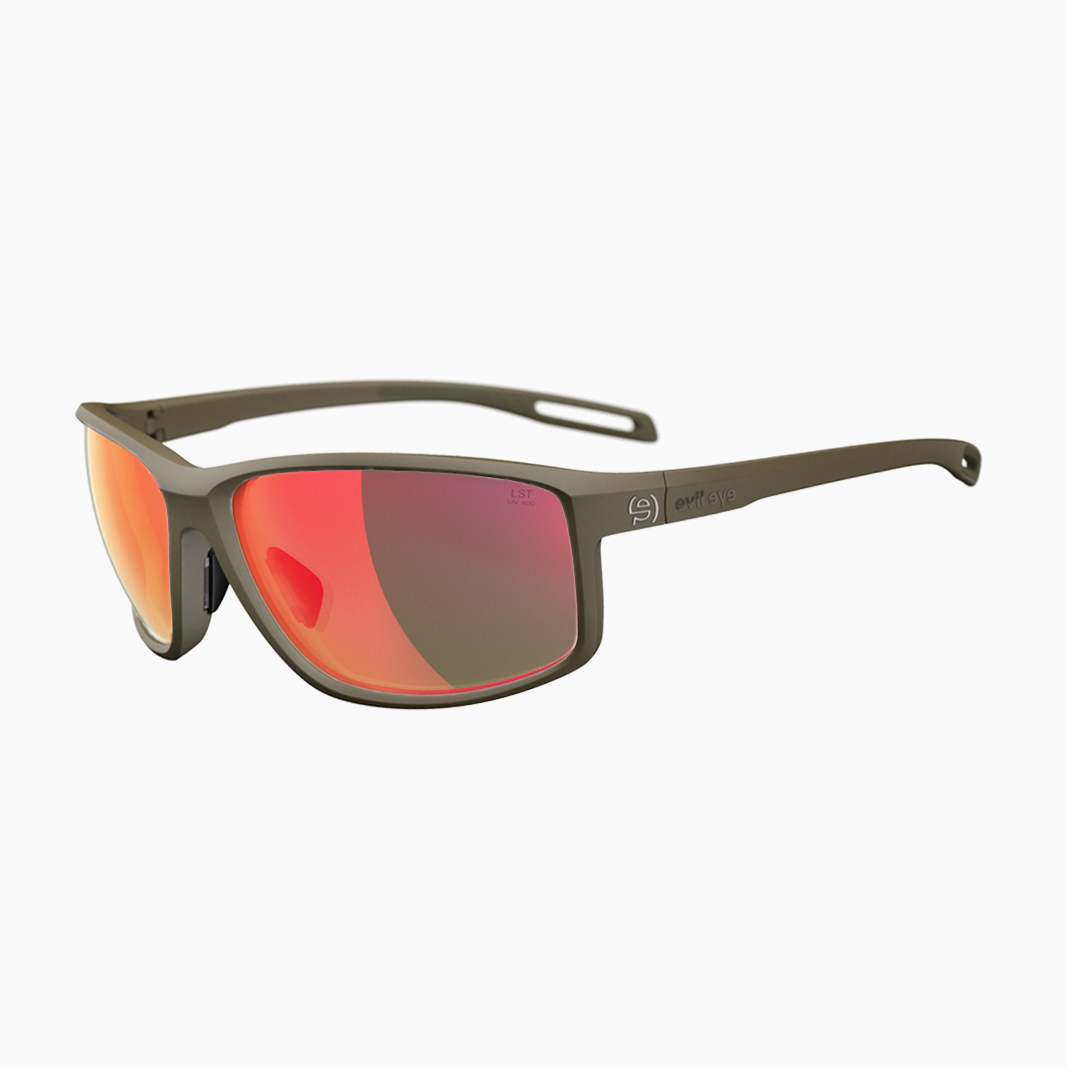 evil eye Stoked mit Sehstärke / Khaki Matt - LST Active Red M