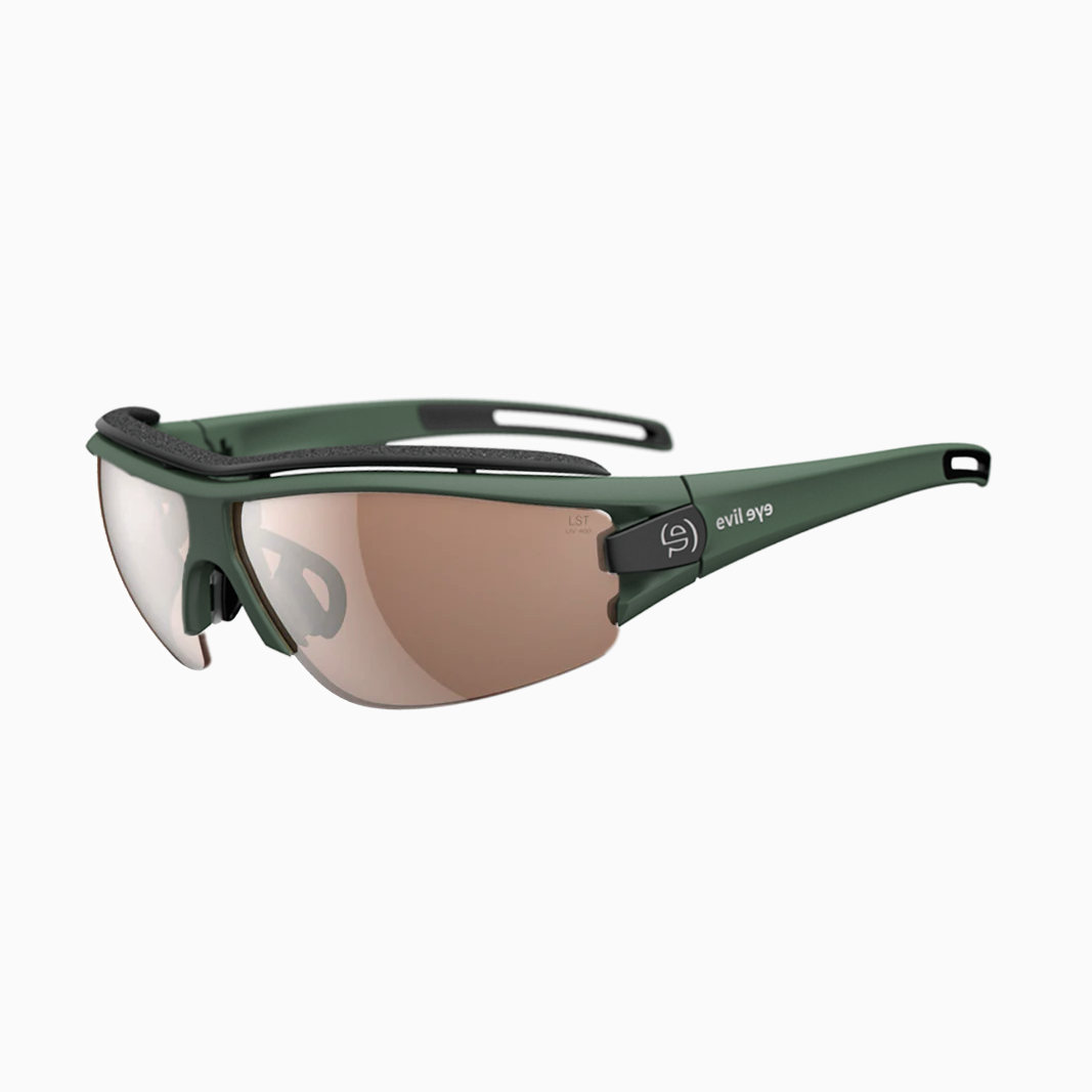 evil eye Trace Pro mit Sehstärke / Dark Green Matt - LST Contrast