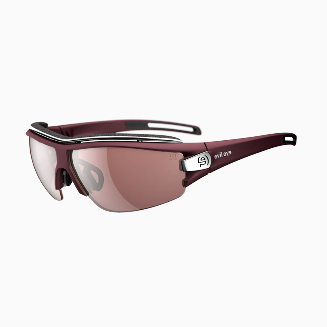 evil eye Trace Pro mit Sehstärke / Dark Red Matt - LST Active Silver M