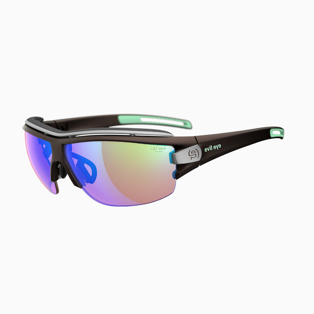 evil eye Trace NG Pro mit Sehstärke / Dark Brown Metallic - Vario Blue Green M