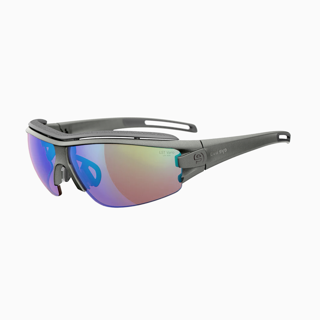 evil eye Trace Pro mit Sehstärke / Dark Olive Metallic / LST Bluelight Vario Blue M