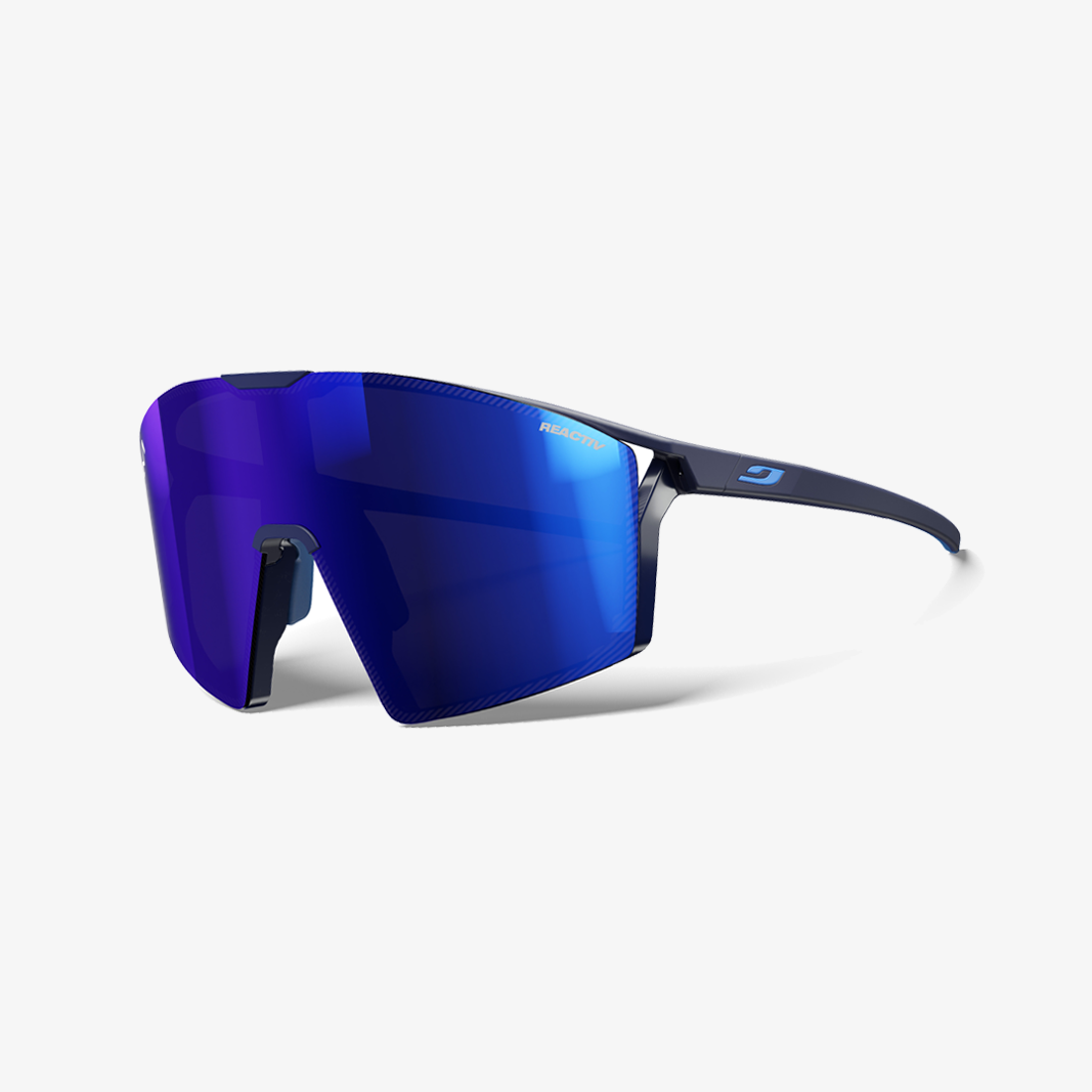 Julbo Edge Blau Matt - Blau / REACTIV 1-3 High Contrast Seite