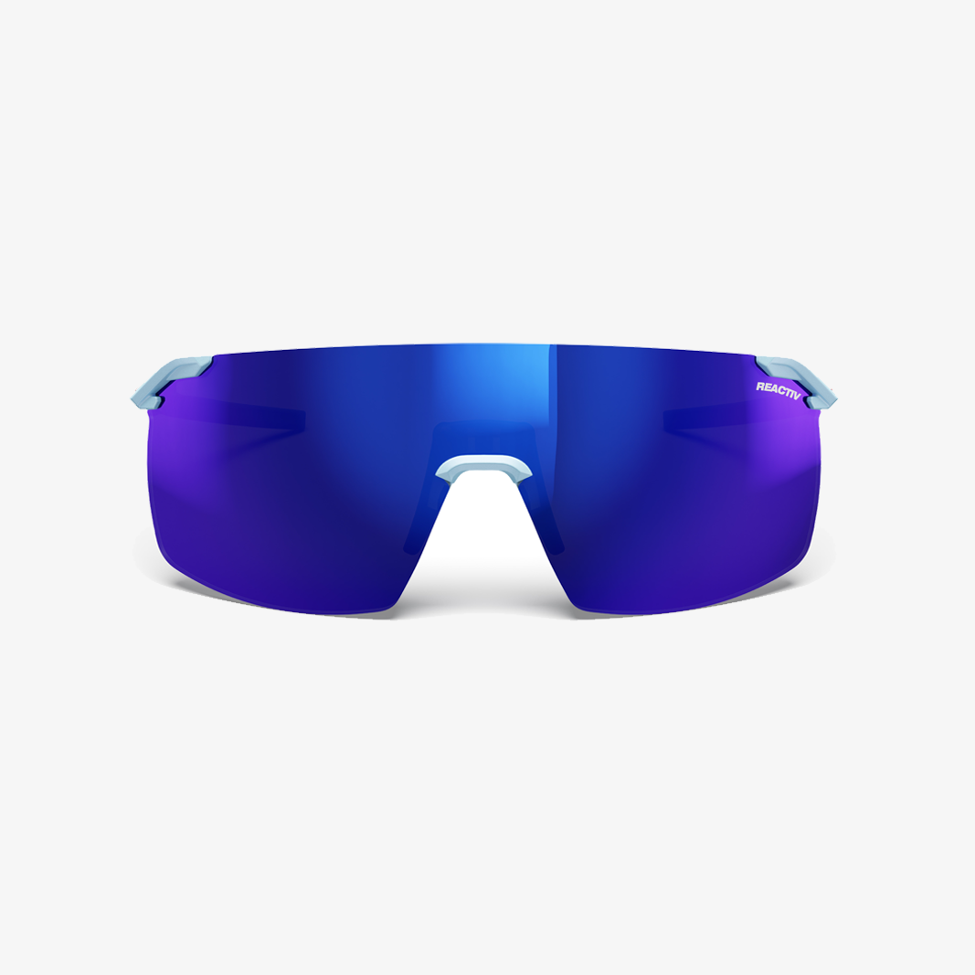 Julbo Faster M Hellblau / Reactiv 1-3 High Contrast face 2