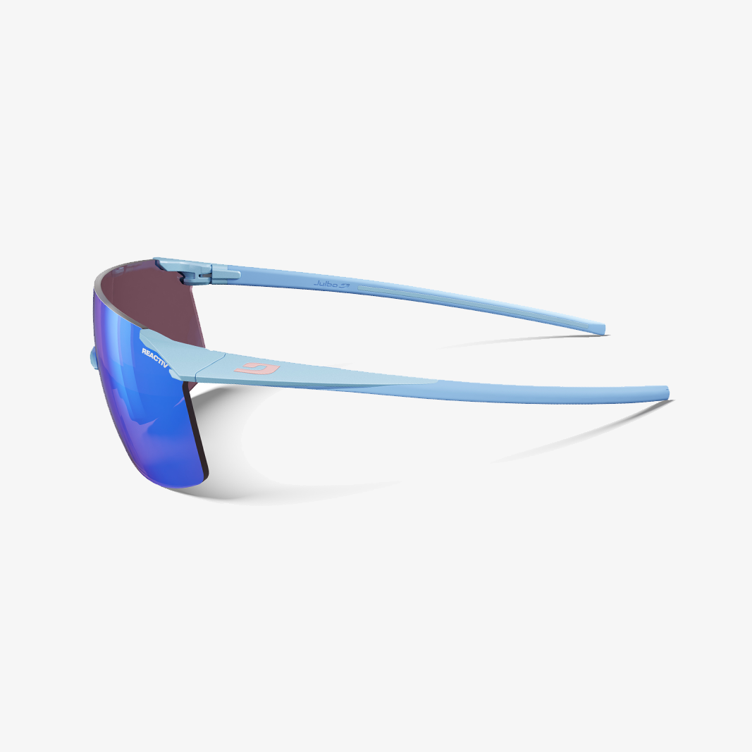 Julbo Faster M Hellblau / Reactiv 1-3 High Contrast side