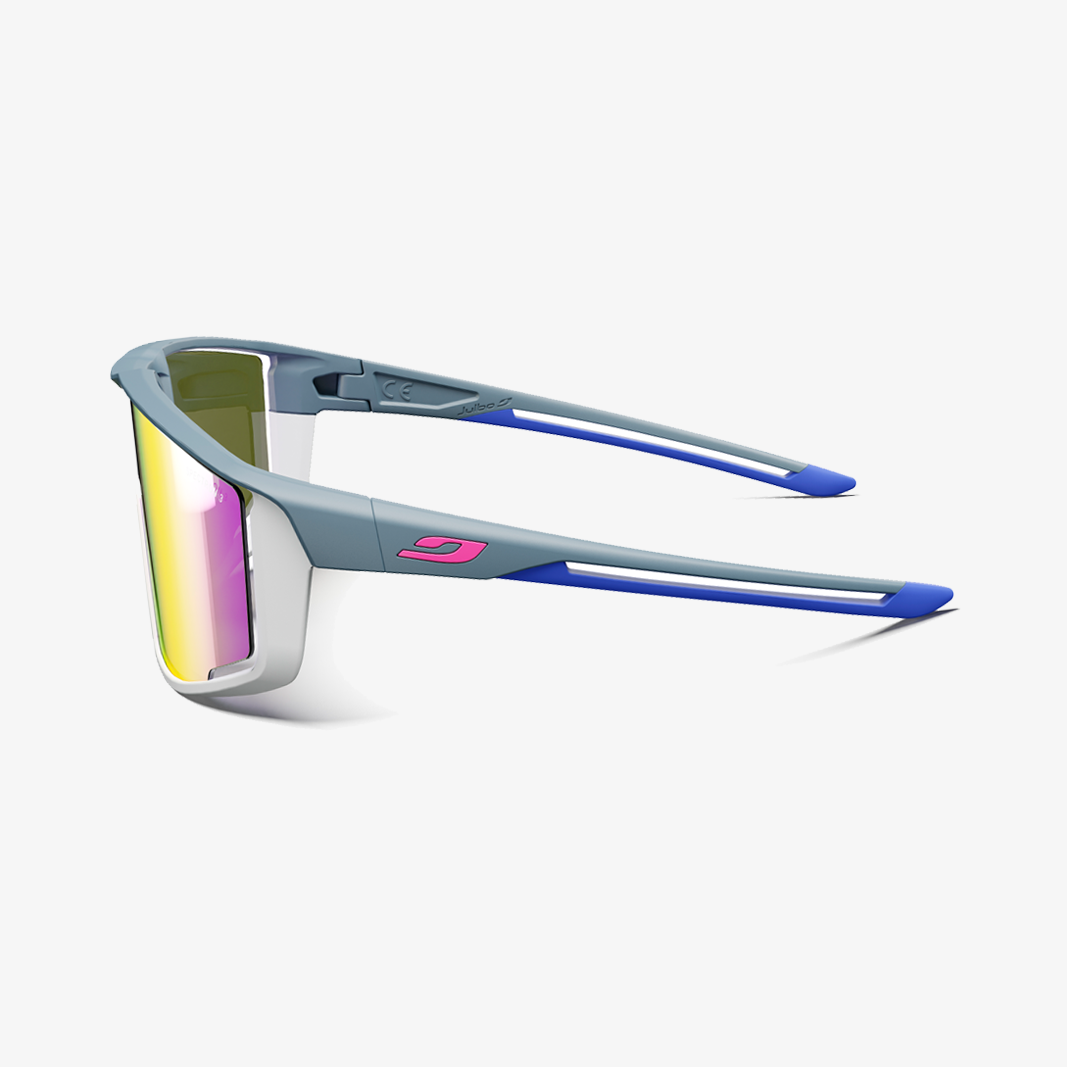 Julbo Fury Dunkelgrau - Blau / Spectron3 Seite