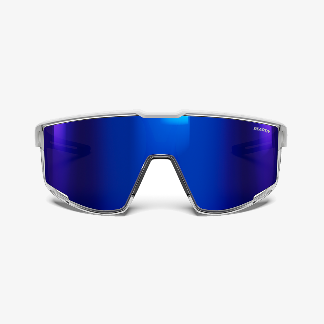 Julbo Fury Weiss - Grau / Reactiv 1-3 High Contrast Front