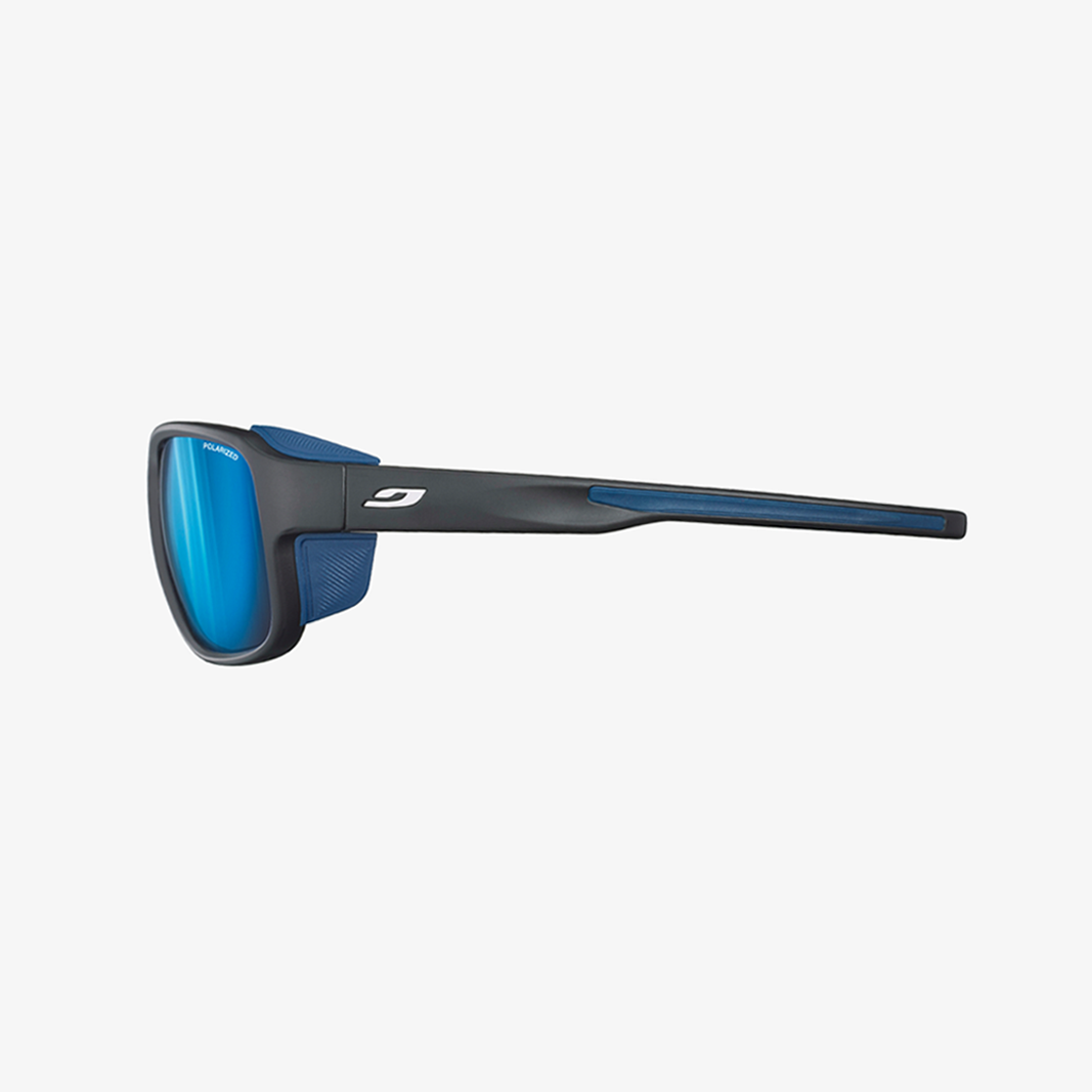Julbo Montebianco 2 Schwarz - Blau / Spectron 3 Polarized Seitenansicht