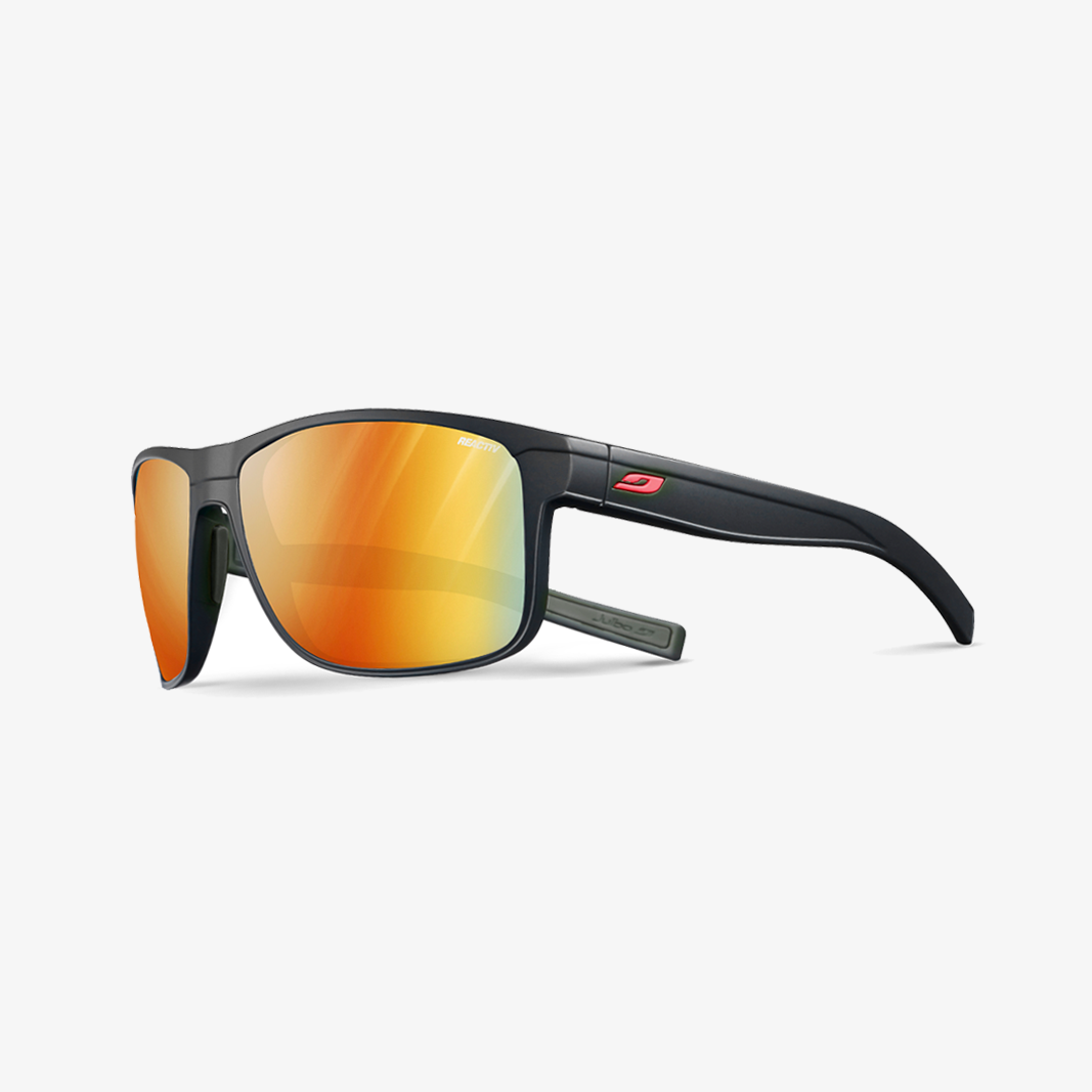 Julbo Renegade Schwarz Rot / Reactiv 1-3 Light Amplifier