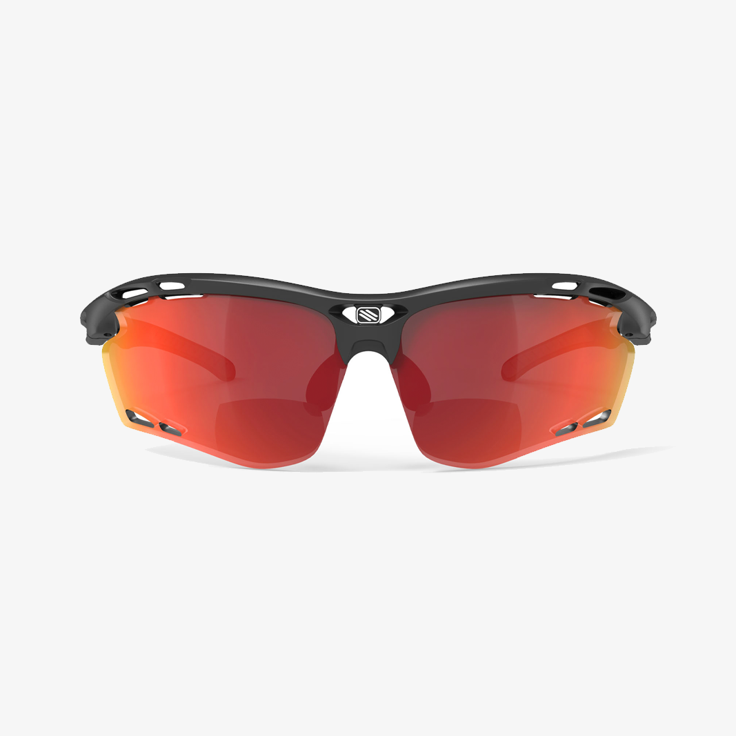 Rudy Project Propulse Readers / Black Matte / Multilaser Red Sportbrille mit Lesefunktion